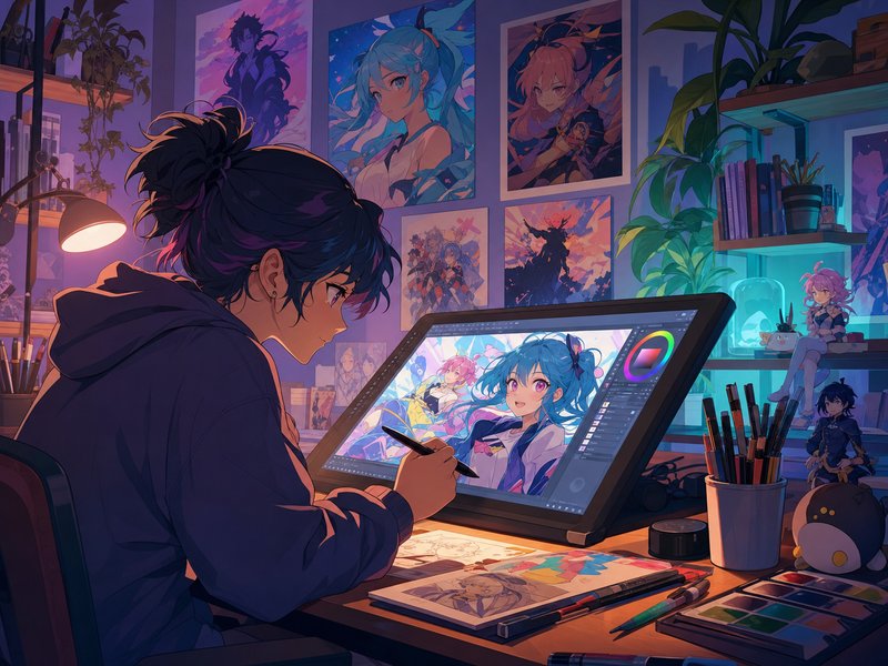 动漫数字艺术创作